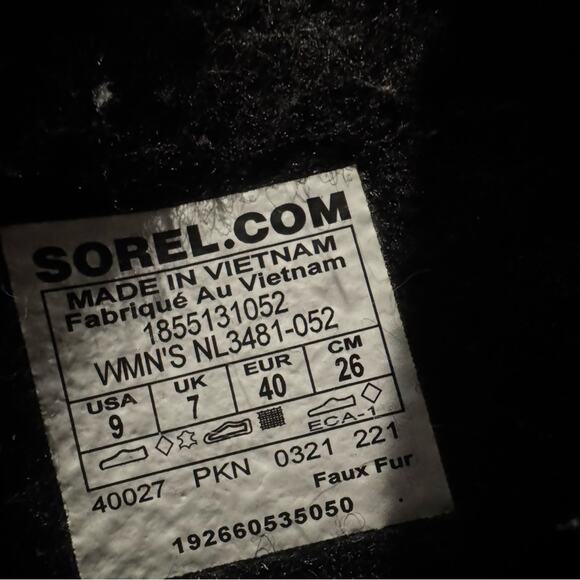 Sorel Women's Joan of Arctic Waterproof Grey Tall Winter Boots Size 9 - Picture 9 of 9